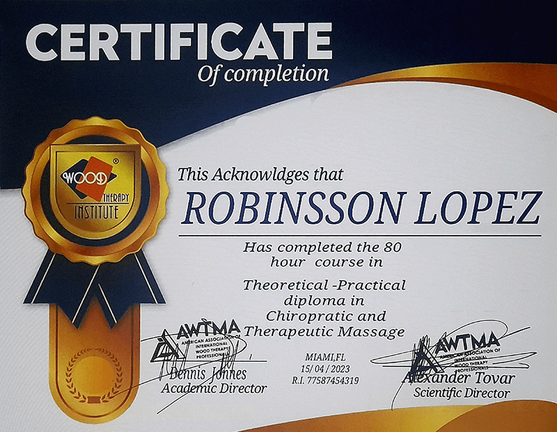 Diploma de Quiropraxia