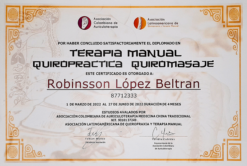 Diploma de Fisioterapia